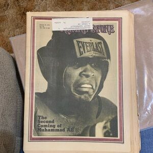 Vintage Rolling Stone Magazine. With Muhammad Ali on cover. March 18,  1971.